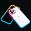 Fashion colorful phone cover gradient color mobile phone case for iPhone 12 clear case