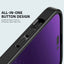 ATB Magic Shadow Series Semi-Transparent Scrub Skin Feel Phone Case (magnetic version)