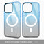 New Arrival Pu Mobile Phone Case Gradient Color Wireless Charging Phone Case for iphone 14 pro