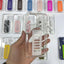 New product transparent mobile phone case with hand strap case for iphone 12 pro silicon cover