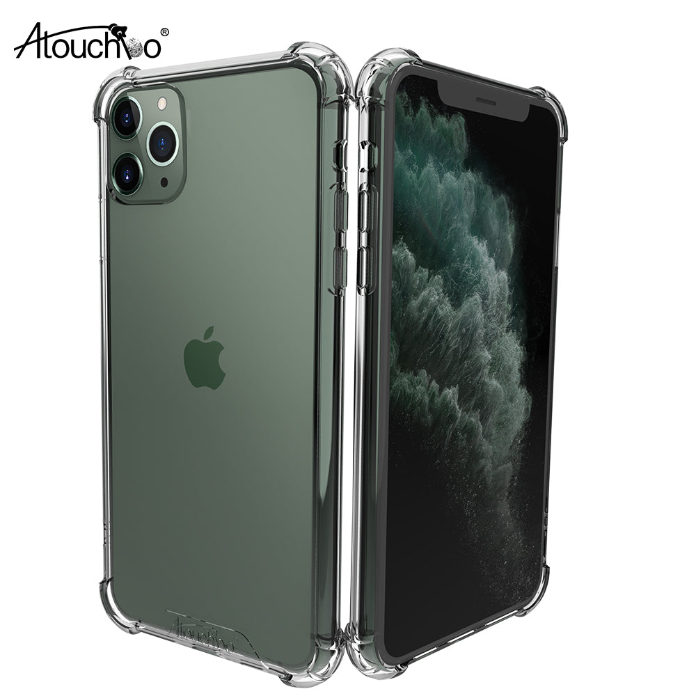 Armor Clear Case for iPhone 11 Pro Max Case Hard PC Flexible TPU Frame Cover for The iPhone 11 Pro Max Clear
