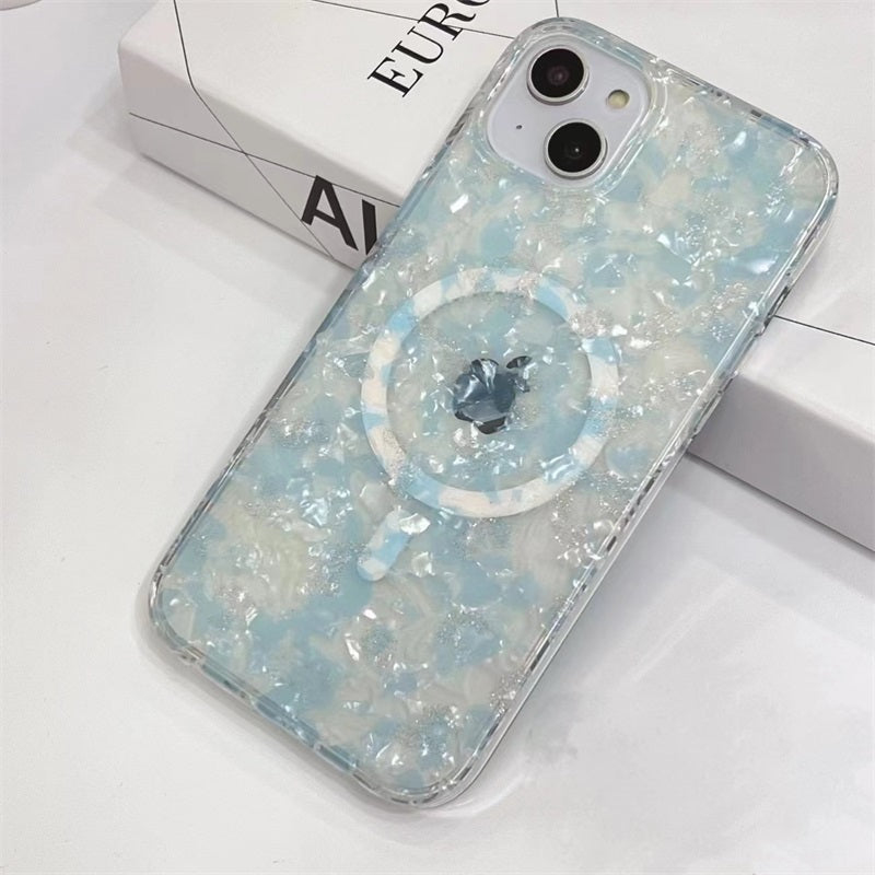 New Arrival Support Wireless Charging mobile Phone cover Clear Magnetic phone case for iphone 14