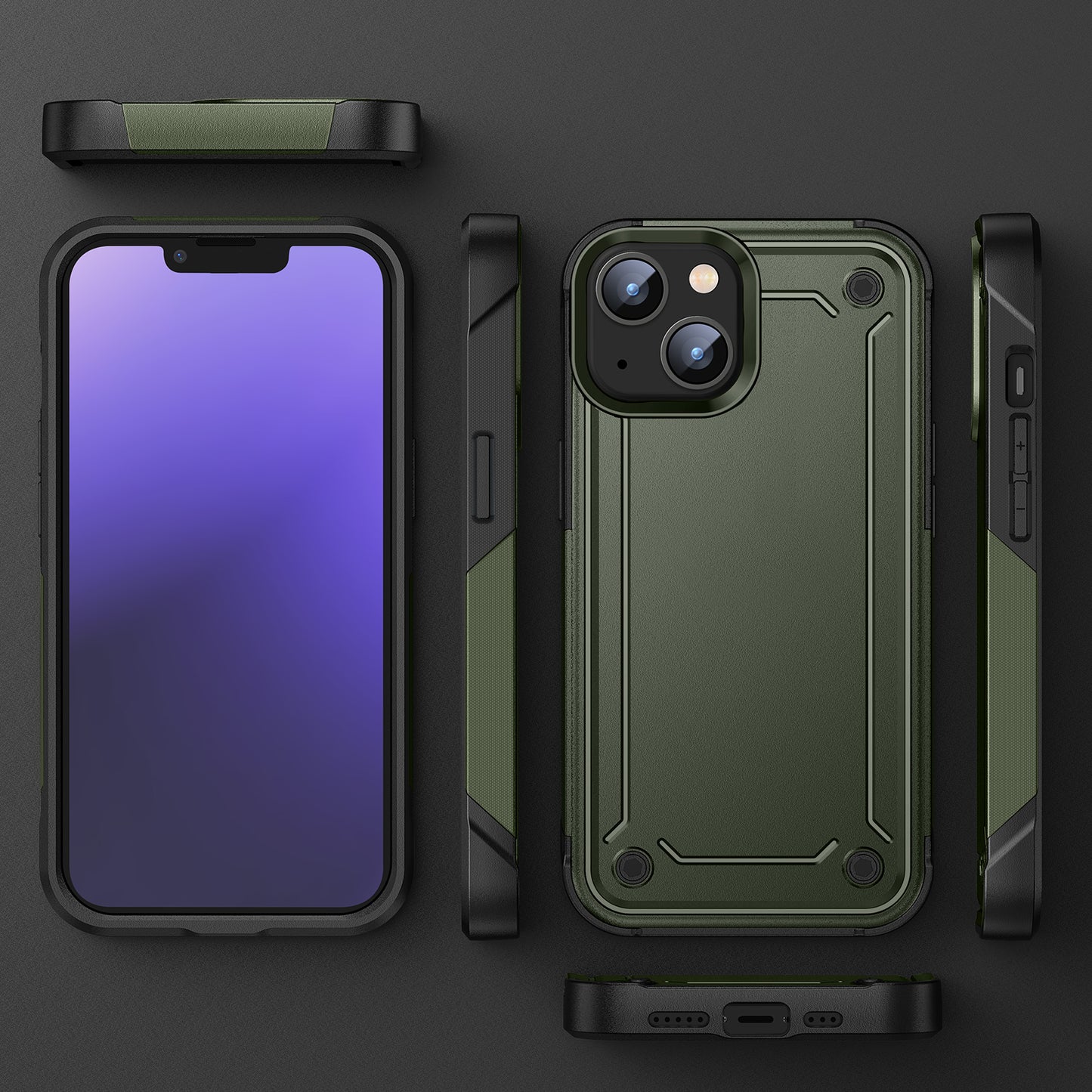 INS Fashion TPU Waterproof Phone Case colorful TPU silicone hard cases for iphone 14 pro