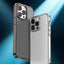 TPU Hard PC Matte Frosted Transparent Strong Shockproof Cell Phone Back Cover Case For Iphone 11 pro