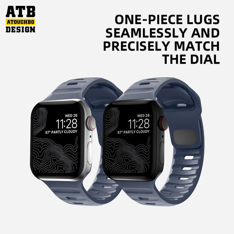 High quality watch band soft silicon smartwatch straps for iwatch apple watch