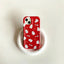 2023 fashion red rabbit mobile phone case with rotating bracket phone back cover for iphone 12