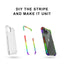 Atouchbo DIY Color Changing Clear Phone Case for iPhone 11 Pro Max XS XR SE2 8 7 Plus Back Cover 1.5mm Thickness Shockproof Phone Cover
