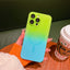 For Samsung Galaxy S23 Ultra Liquid Gradient Magnetic Phone Case With Lens Film S23 Plus Dual Color Phone Cover