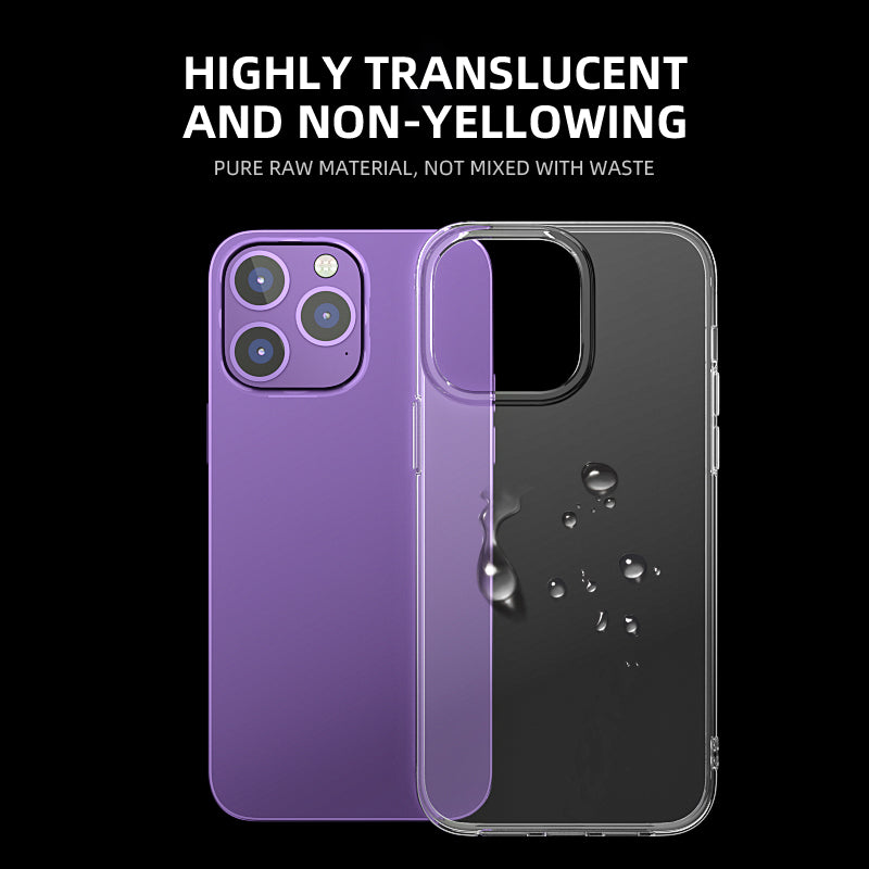 shockproof waterproof clear tpu protective cover grainy transparent phone cases for iphone 11