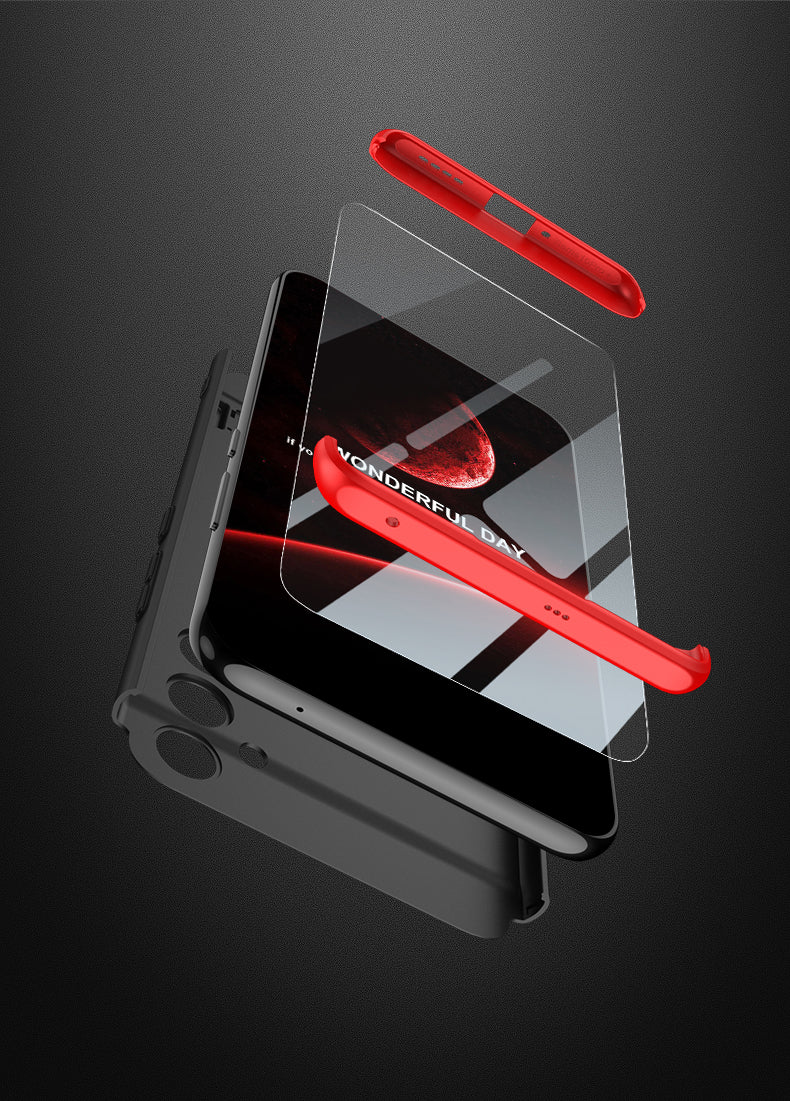 Shockproof Frosted PC Bumper 360 Full Cover Protective Case with Kickstand For Samsung Galaxy A34 5G