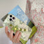 wholesale 2023 Luxury polka dot lens green flower rabbit mobile cover for iphone x 11 12 13 phone case