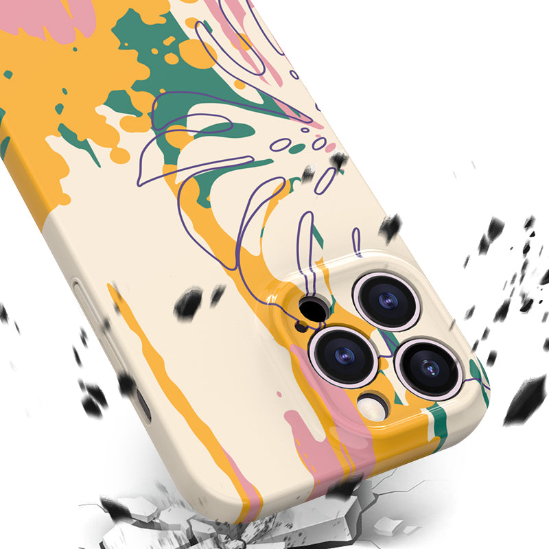 Luxury Ins style Artistic decorative painting series abstract painting phone case for iphone 13 14 pro max