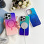 New fashion colorful rainbow gradient phone case Magnetic wireless charging phone case for iphone 14