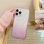 Luxury Cute Glitter Pc Soft Dyed Bumper Protective Cover Transparent Colorful Gradient Phone Case For Iphone 11