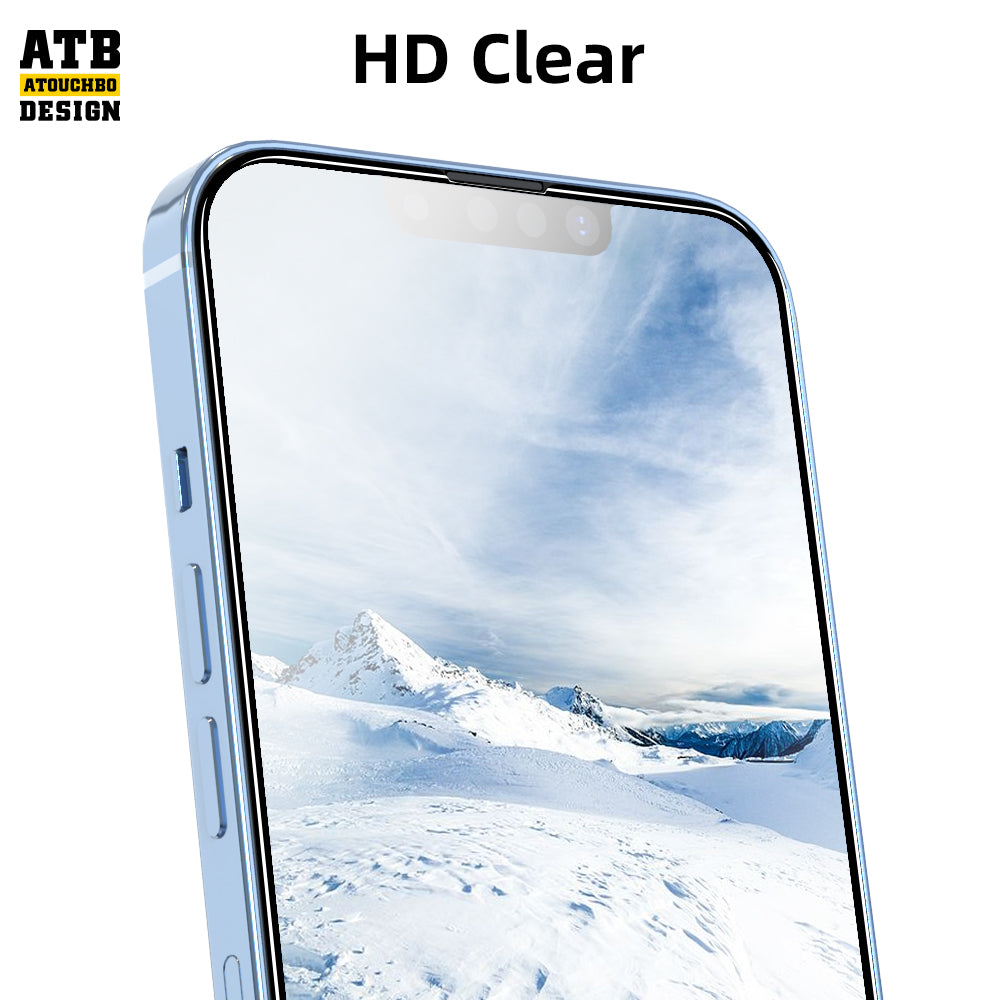 Atouchbo Sensitive Touch Nano Hd Antiexplosion Clear Screen Protector For Iphone 14 Pro Max For Iphone 13 12 11 100D Glass