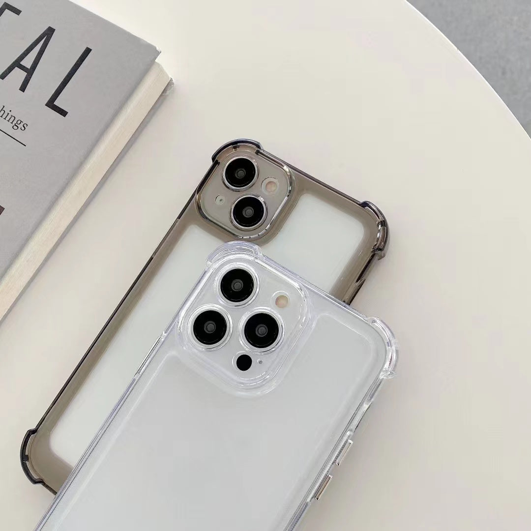 Custom Premium Personalized Soft Case With Four Corners For iphone 13 Transparent Cover For iphone 14 pro max TPU Clear Case