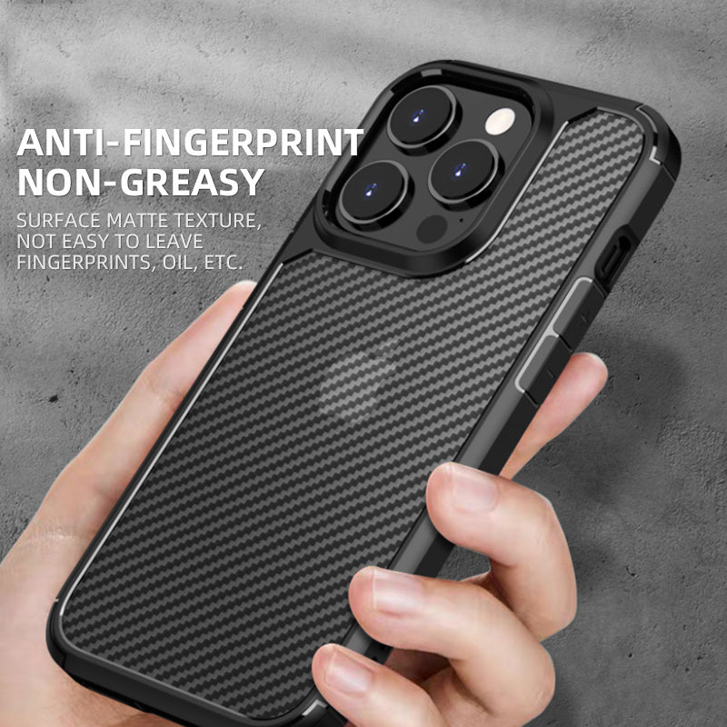 ATB Warrior Series Semi-Permeable Carbon Fiber Pattern Phone Case