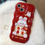 New product soft imd phone case rabbit cute phone cases for iphone 12 pro max