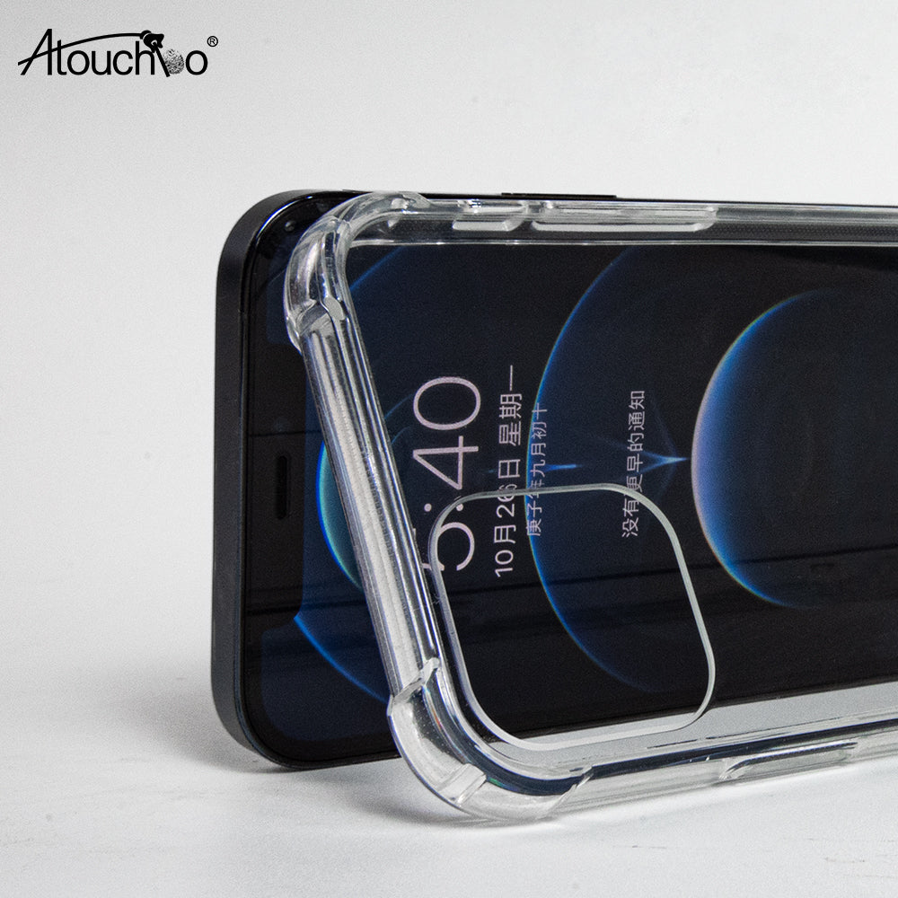 Atouchbo Clear Phone Case Cover for iPhone 12 11 Pro Max 7 8 Plus X XS Max XR Case Back Cover Shockproof