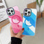 Good quality gradient color phone case magnetic magsafing phone case for iphone 12