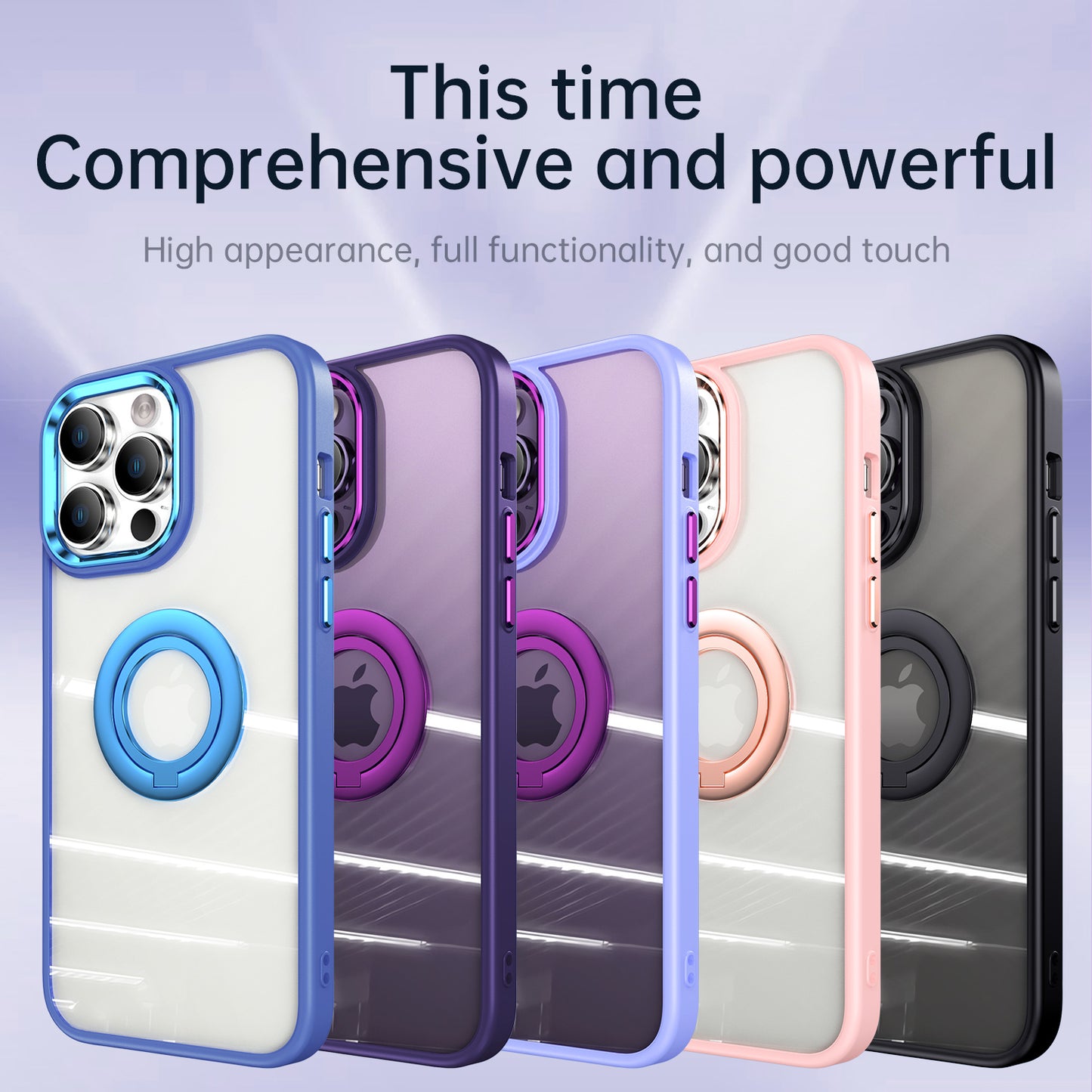 Wholesale Magnetic Cover With Invisible Bracket For Iphone 14 Pro Max Shockproof Slim Magsafes Phone Case With Ring Stand