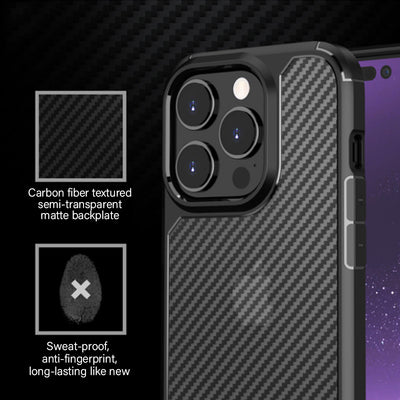 ATB Warrior Series Semi-Permeable Carbon Fiber Pattern Phone Case