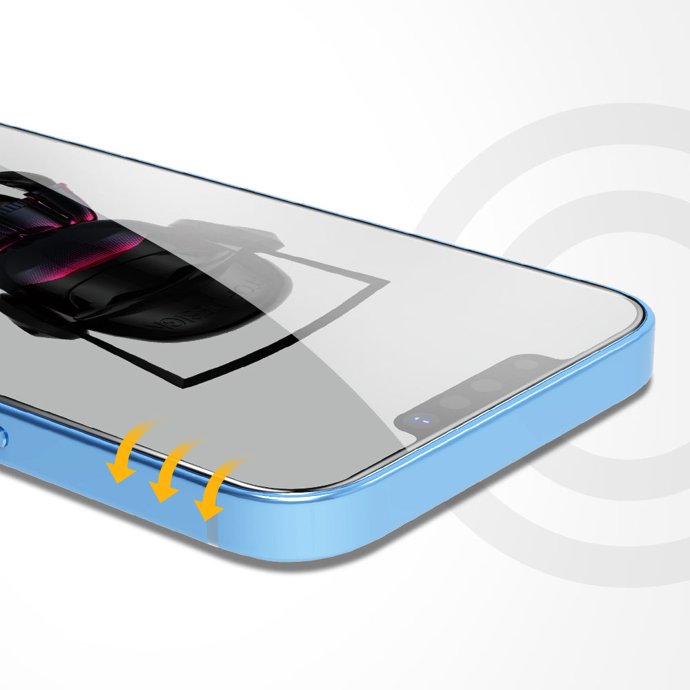 Wholesale price AG mobile phone full coverage privacy nano ceramic film screen protectors for Iphone