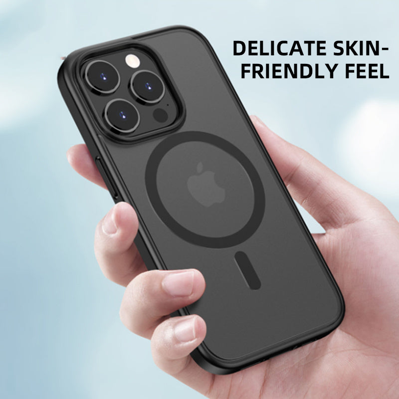 ATB Magic Shadow Series Semi-Transparent Scrub Skin Feel Phone Case (magnetic version)