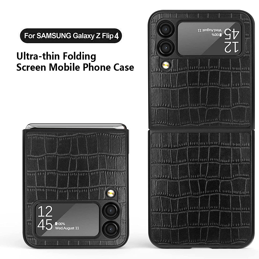 New Premium Ultra Slim Leather Case For SAM Flip 4 Frosted Drop-proof Cover For Samsung Flip 4 Soft Case