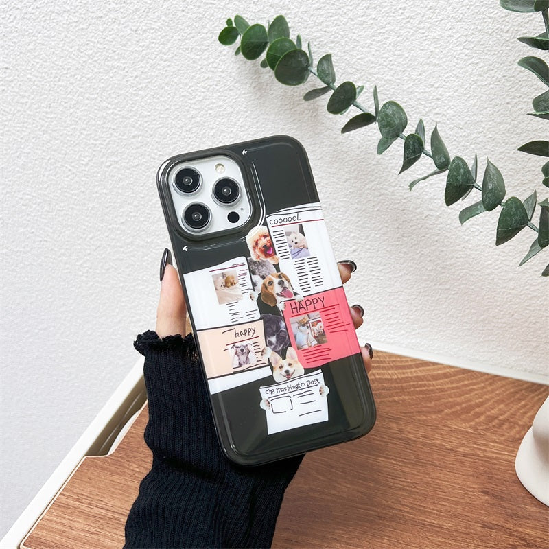 Cartoon Funny Transparent Hard Case For Iphone 14 13 12 11 Pro Max Xr X Xs Cute Protective Cover