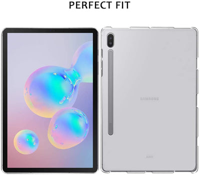 For Samsung Galaxy Tab S6 Case, Soft Thin Anti-Scratche Transparent Cover Compatible for Samsung Galaxy Tab S6 5G