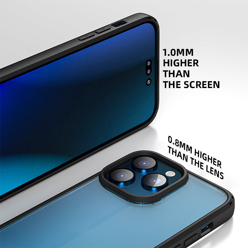 shockproof protector silicone translucent frosted mobile hard cover cell phone case for iphone 11 pro max
