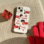 2023 New trends cute dog phone case protection shockproof candy hit color phone case for iphone 14