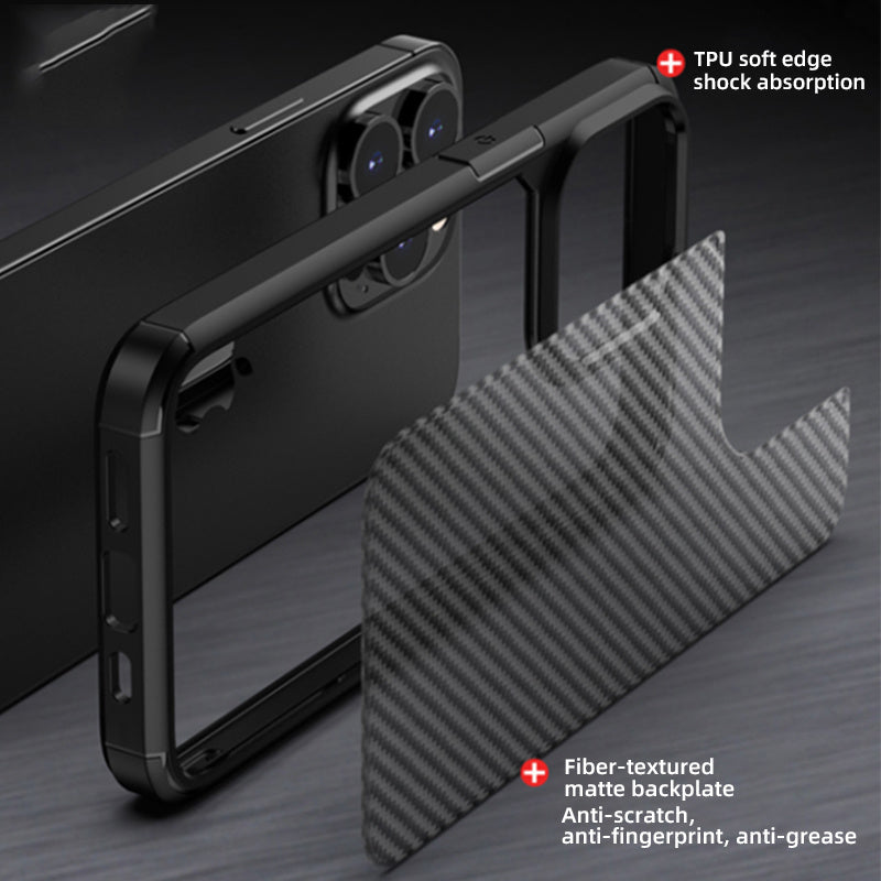 ATB Pion-eer Series Semi-Permeable Carbon Fiber Pattern Phone Case