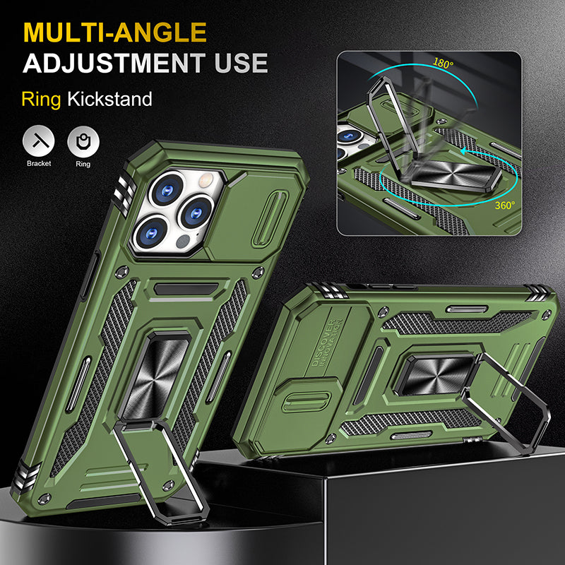 Stand Bracket Shockproof hard Phone Case For iPhone 14 Pro max Case Premium Mobile Phone case cover