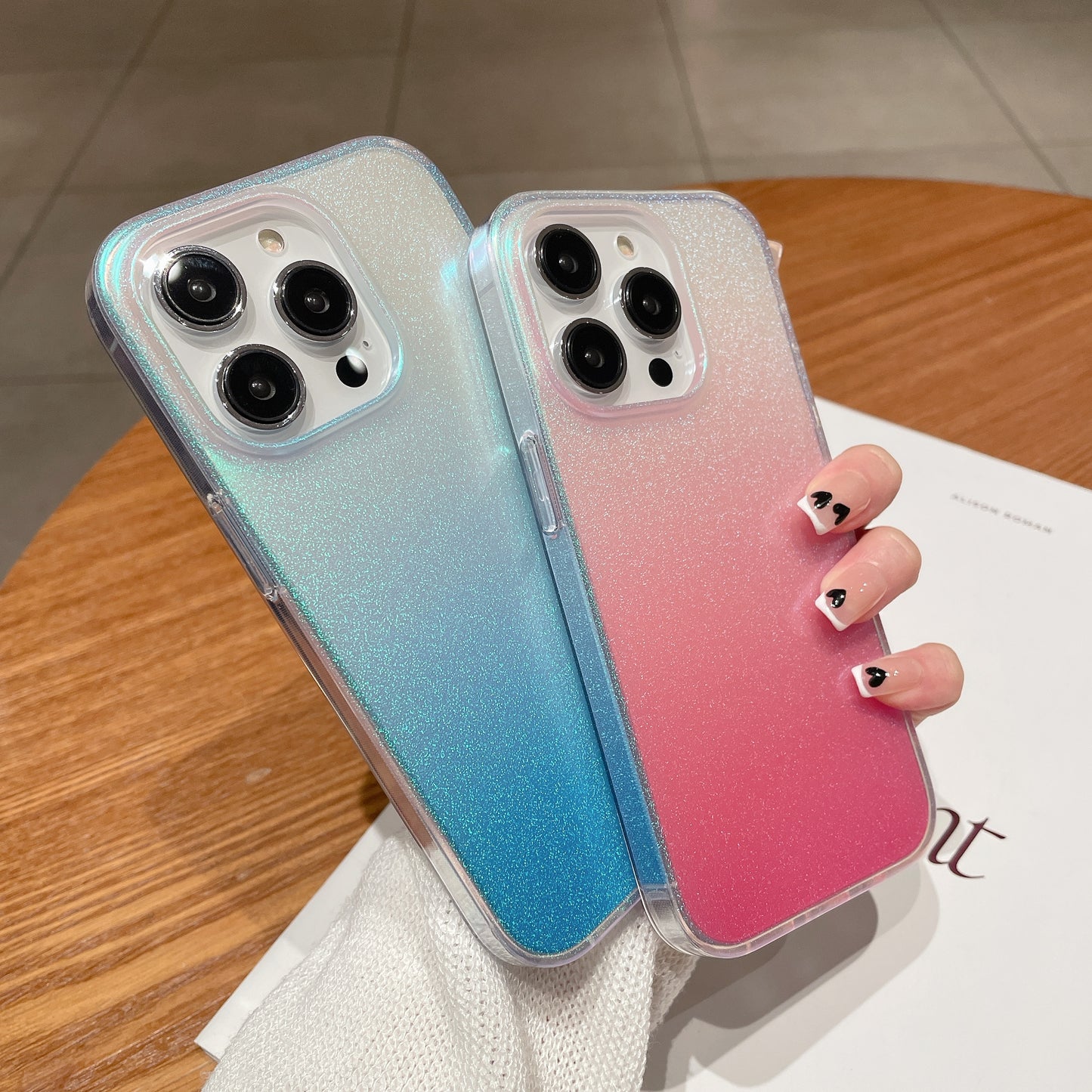 luxury new design phone case 14 pro Gypsophila gradient phone case for iphone 11 12 13 14  mobile cover