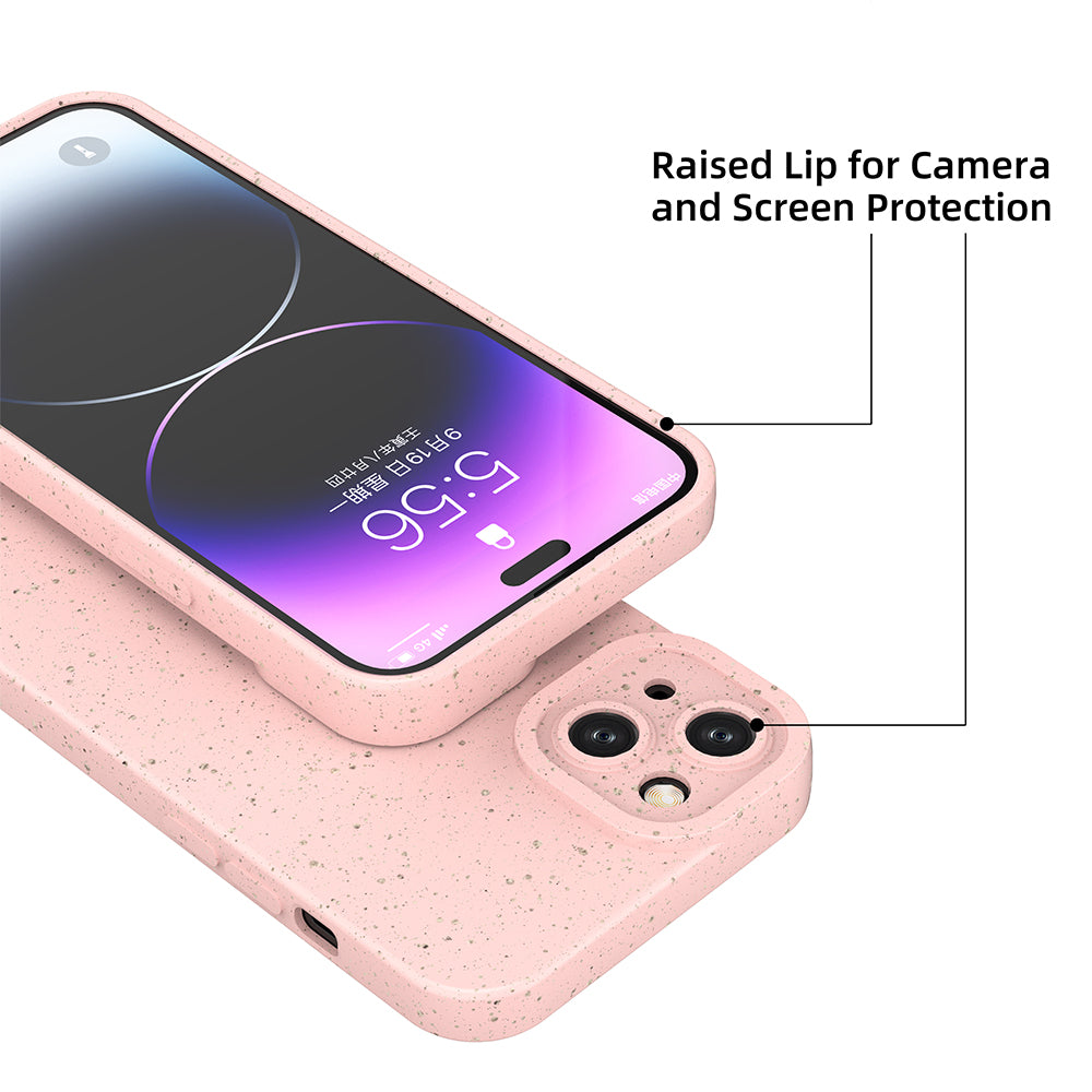 fully degradable wheat straw environmental soft tpu protection phone case for iphone 11 pro max