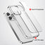 New fashion Clear Transparent Phone Case Airbag Shockproof Mobile Phone case for iPhone 14 max