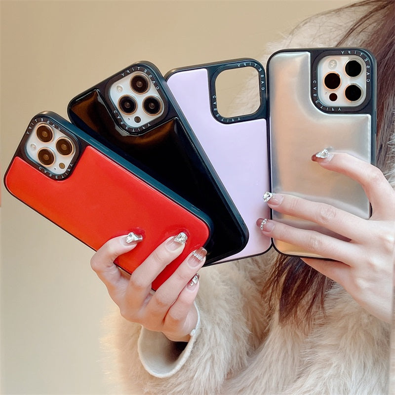 2023 leather Camera Frame Phone Case For Iphone 14 13 Pro Max Cellphone Case Matte Tpu Mobile Phone Case For Iphone 12 11