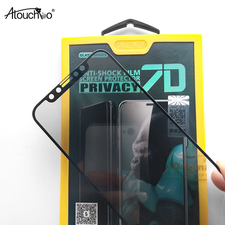 Atouchbo Full Cover Anti Spy Peep Privacy Screen Protector for iPhone X XS MAX XR 11 Pro Max 12 6 6S 7 8 Plus 9H Tempered Glass