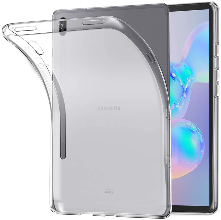 For Samsung Galaxy Tab S6 Case, Soft Thin Anti-Scratche Transparent Cover Compatible for Samsung Galaxy Tab S6 5G