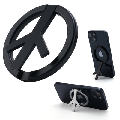Folding metal Cell Phone  Holder Collapsible Phone Grip Custom Phone Ring Removable  Back support