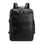 Laptop Backpack Bag Computer Office Business PU Leather Waterproof 15.6 Inch Bag for Men Fashion
