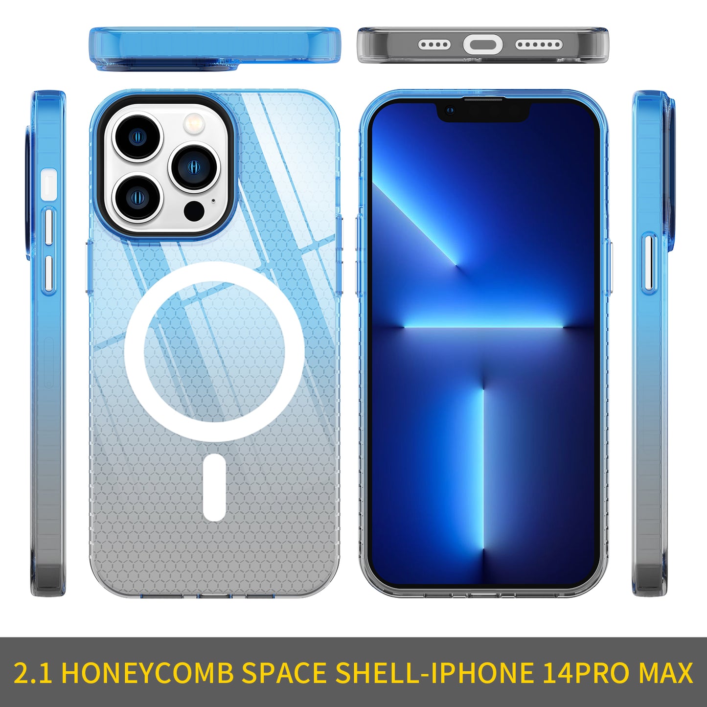 New Arrival Magnetic Clear Phone Case For Iphone 12 Shockproof cover for iphone 12 Pro Max wireless charging Case