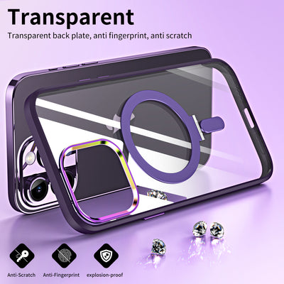 Tpu pc clear phone case Wireless Charging Magnetic phone case for iphone 14 pro max