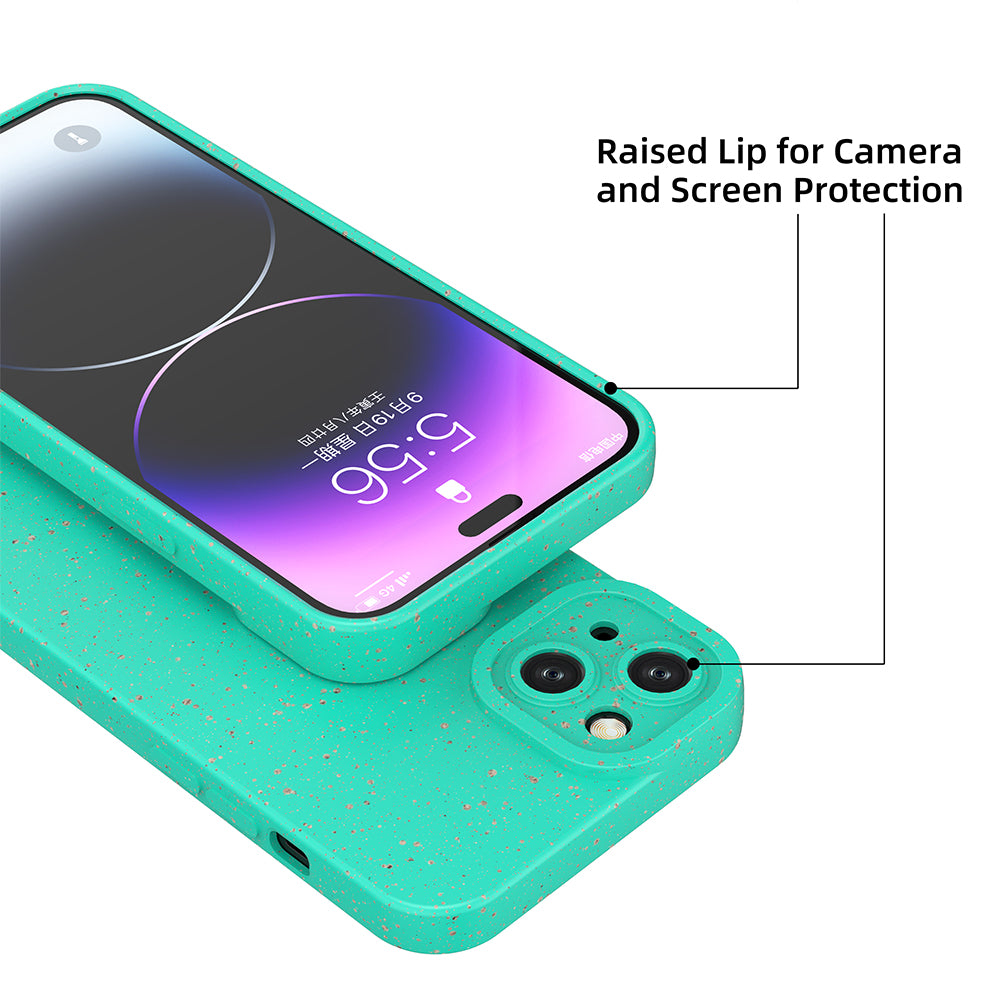 Fashion new colorful candy color phone case for iphone 12 pro max wheat straw case