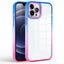 2022 New Wireless Charging Magnetic case Colorful gradient transparent Silicone case for iphone 14 pro