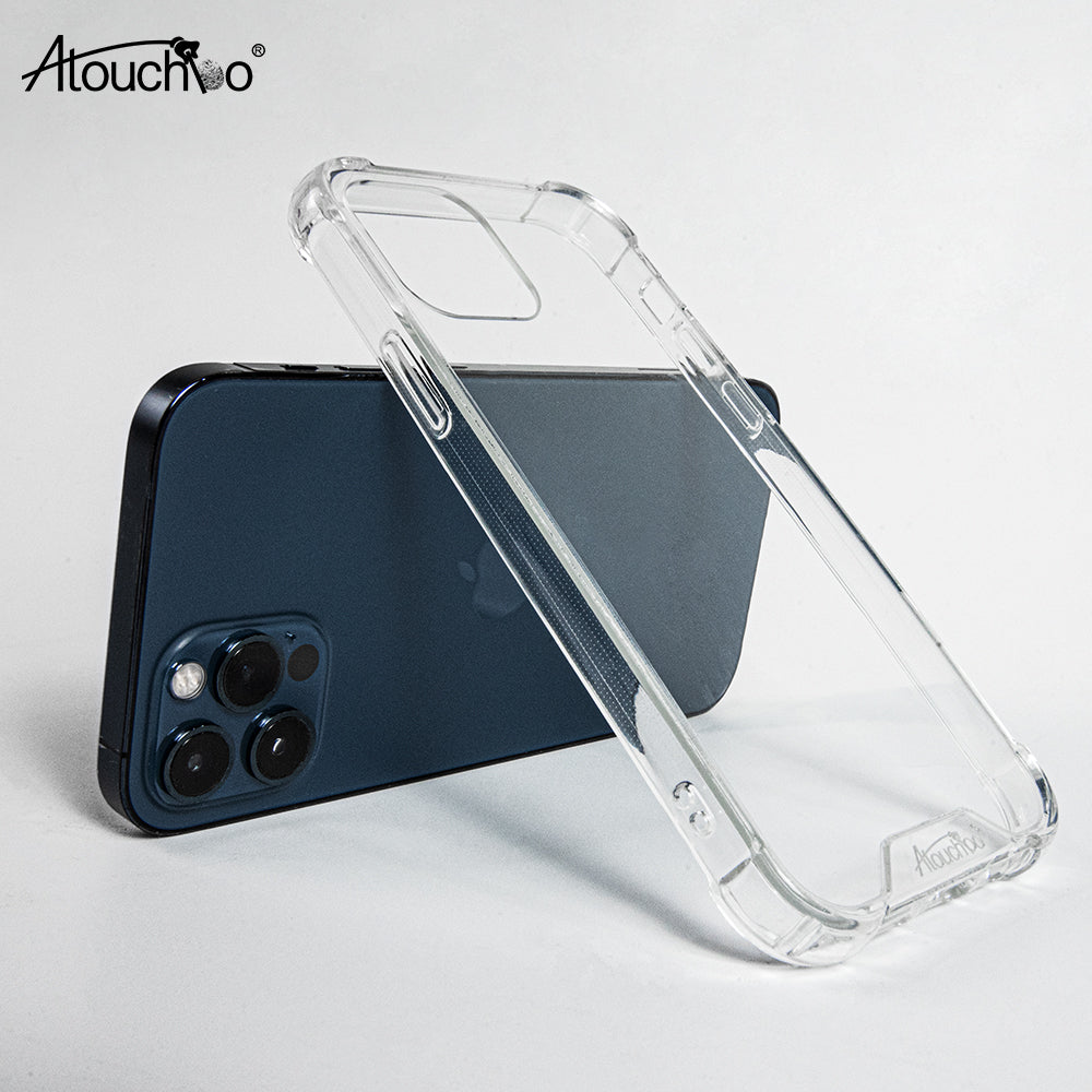Atouchbo Clear Phone Case Cover for iPhone 12 11 Pro Max 7 8 Plus X XS Max XR Case Back Cover Shockproof