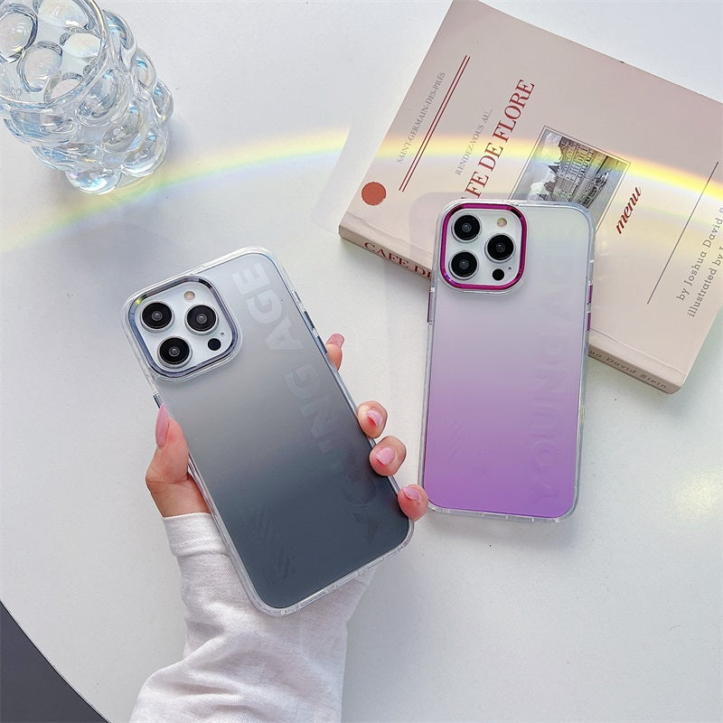 high quality airbag gradient phone cover for iphone 11 iphone 12 pro iphone 14 promax tpu phone case