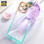 Atouchbo diamond border series sublimation pc case gradient color phone cover for iphone 11 12 13 14 pro max